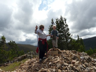 Oliver's second mountain: Creag Chonnich. With Dot.