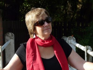 Dot at Shotesham Mill ford the other day