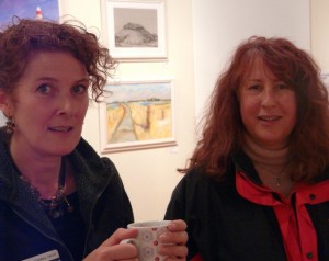Ali Hollingsworth and Annette at the Peter Pears Gallery