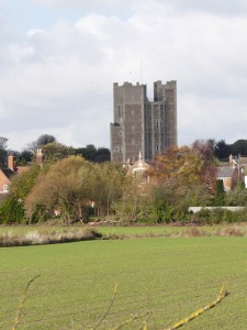 Orford Castle from the sea