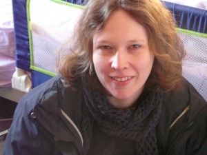 Nephew Joe's wife Birgit, a few days ago.