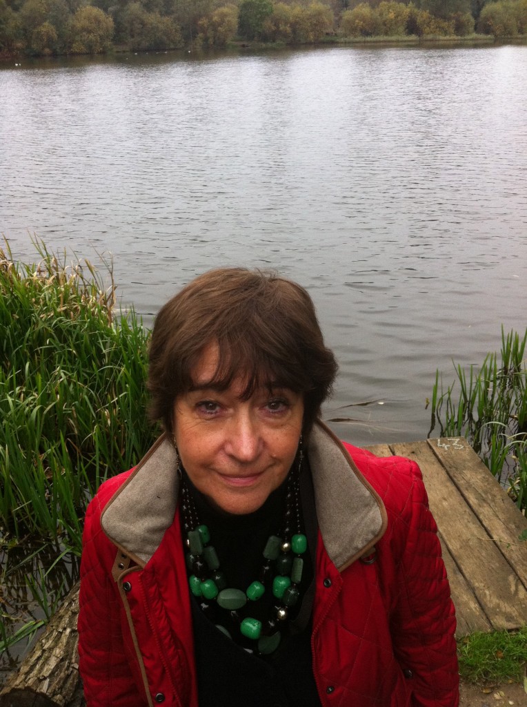 Dot, with the University Broad in the background