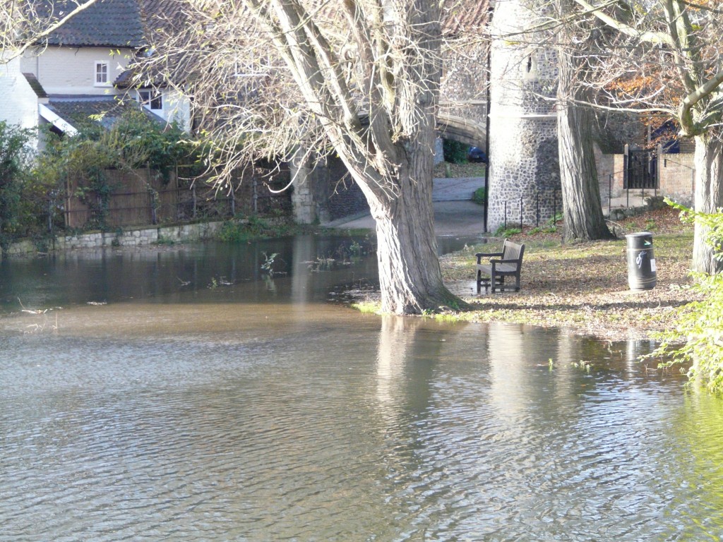 Flooding at Pull's Ferry
