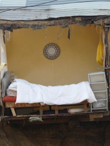 Bedroom with sea view