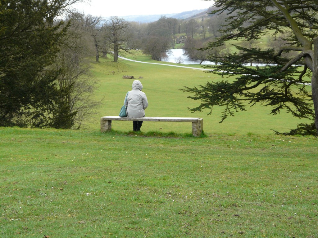 Dot doing her Princess Diana thing at Chatsworth