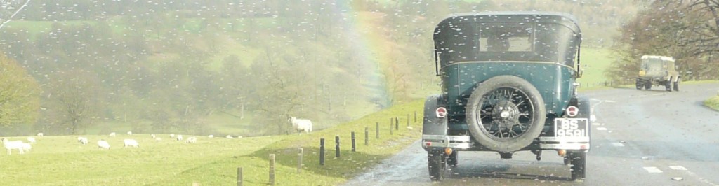 A rainbow near Chatsworth