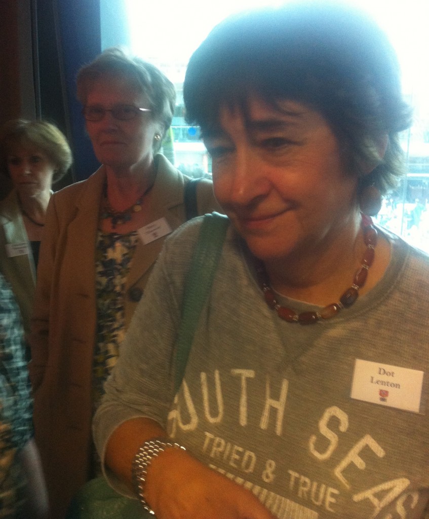 Dot at the BBC, with Mary Thrower and Julia Ann Houseago