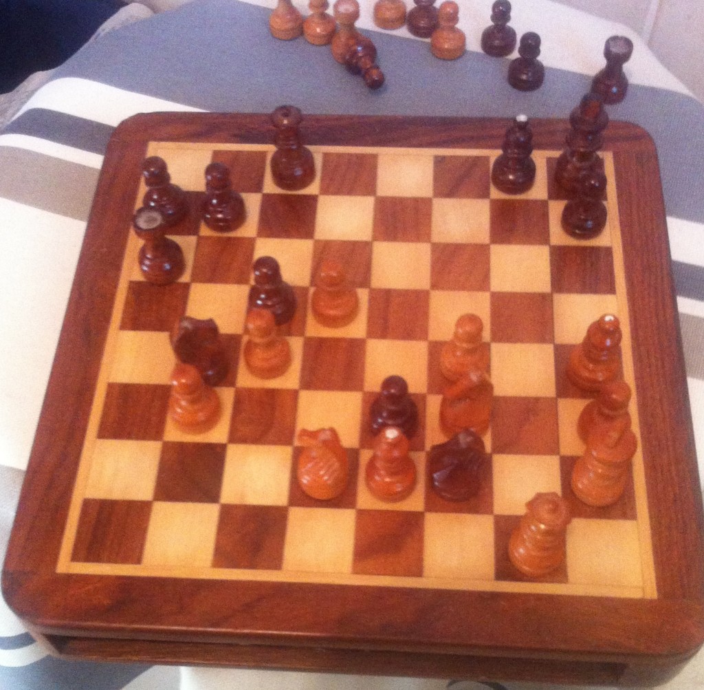 Chess problem: White to play and mate in two moves