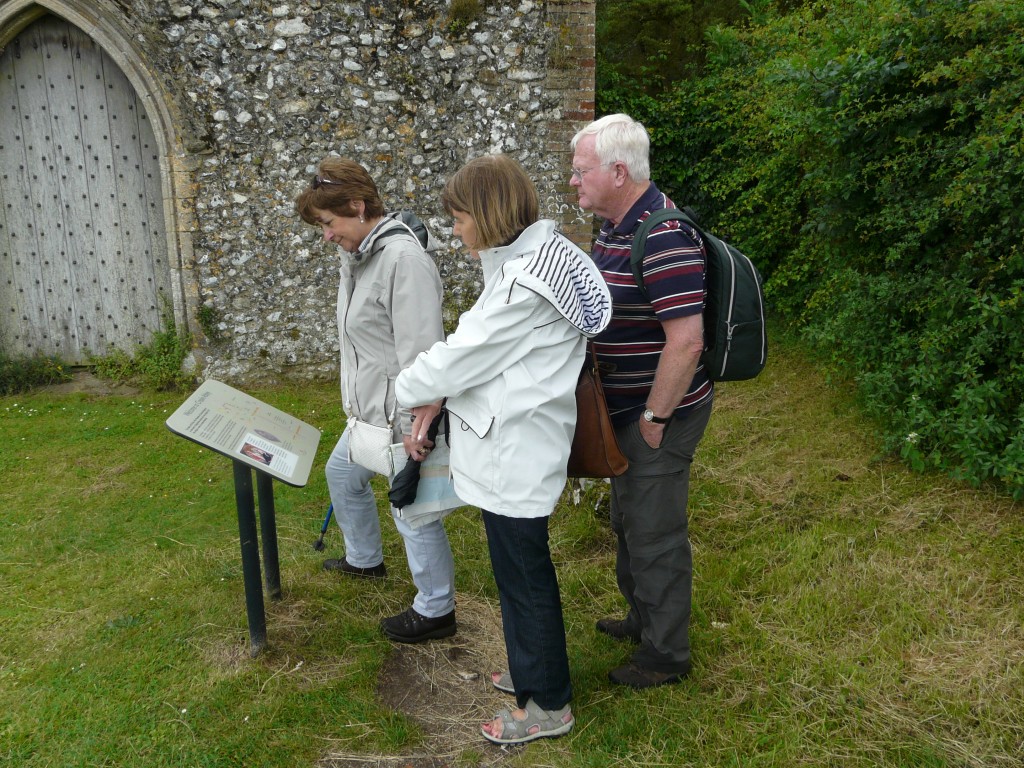 The usual suspects at Creake Abbey