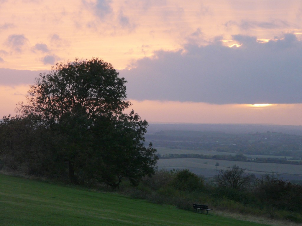 Sunset from Dunstable Downs.