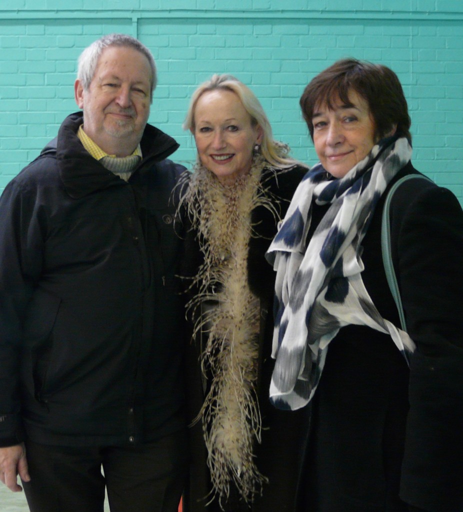 Tim,, Jude and Dot at the refurbished Wensum Sports Hall.