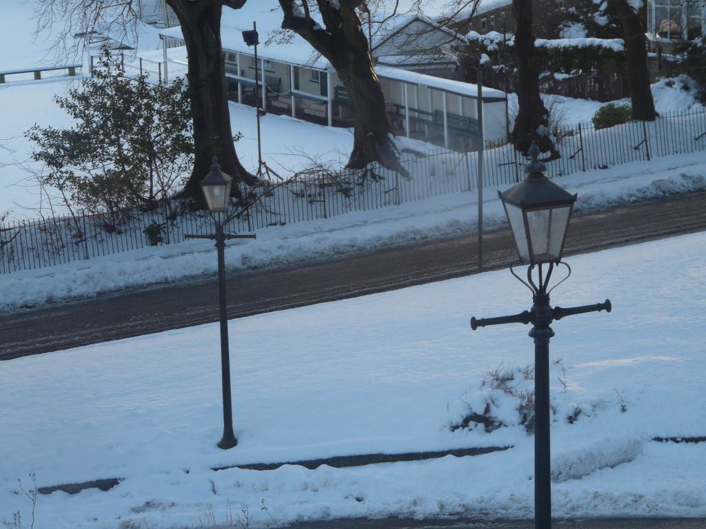 View from the window of the Lee Wood Hotel
