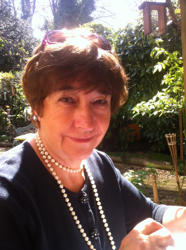 Dot looking lovely in the garden