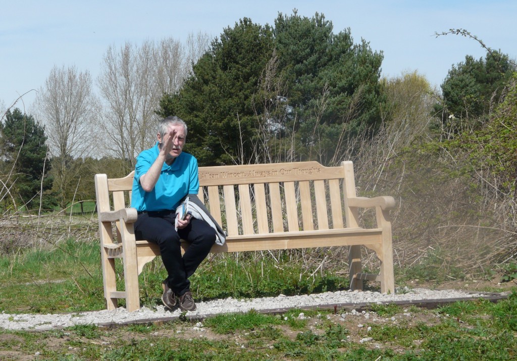 Andrew at Brandon Marsh nature reserve