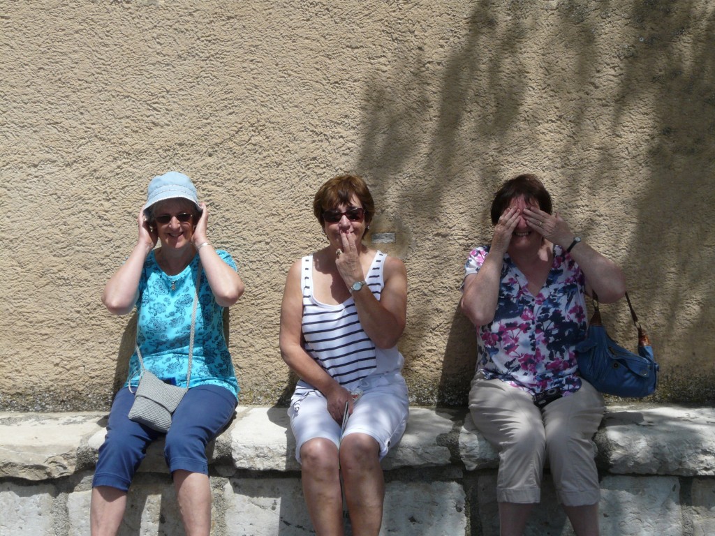 Hear no evil, speak no evil, see no evil: Janet, Dot and Sue