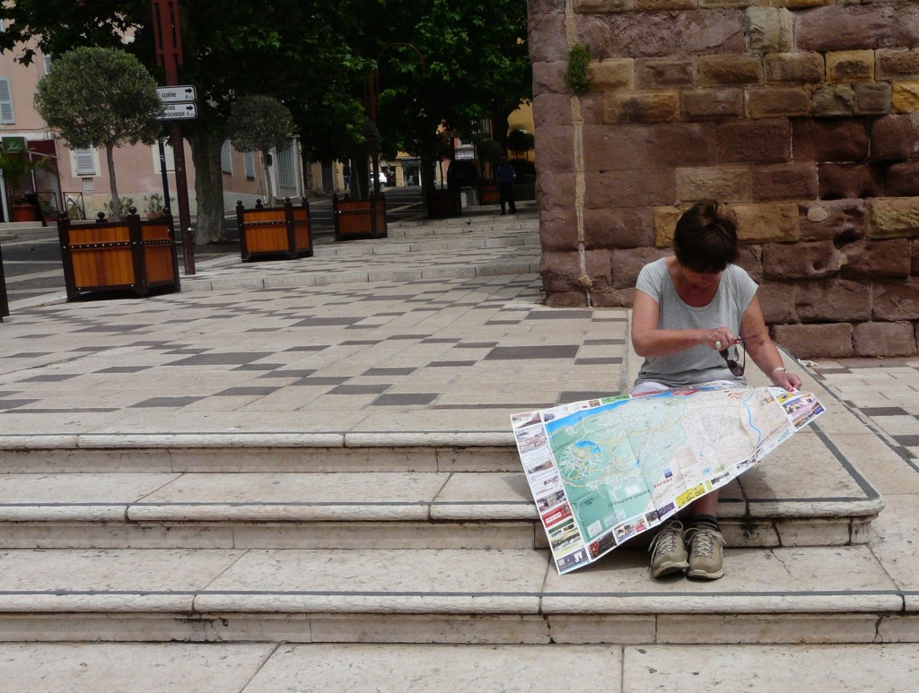 Dot settles down to a bit of navigation in Frejus.