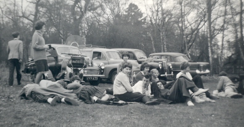The old days: a YPF outing to Dunston Common. Linda is on the mood and Lily, I believe, lying on the ground.