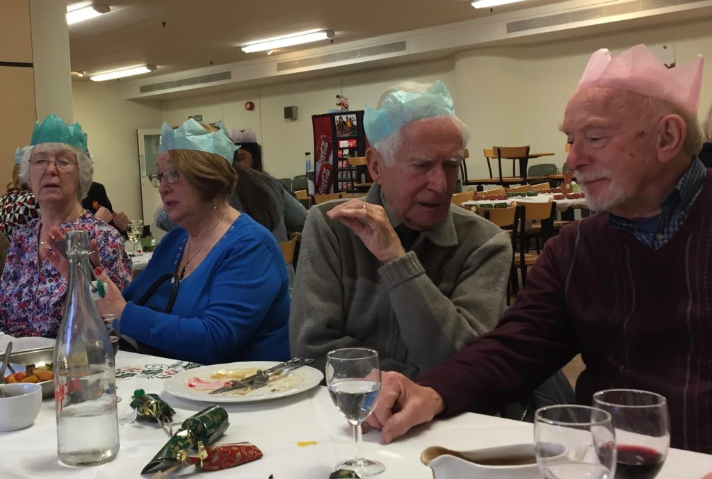 Subs' desk: Shelagh and Tricia with my former colleagues Robin Limmer and Brian Caldecott.