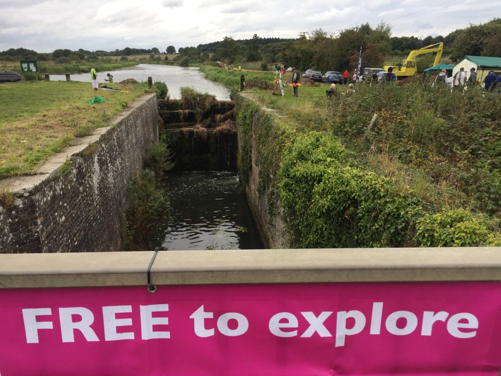 The North Walsham and Dilham canal – Ebridge lock, I think.