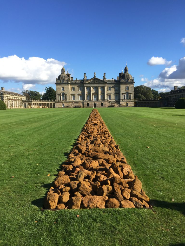 Houghton Hall and a slice of Richard Long's Earth Sky exhibition.
