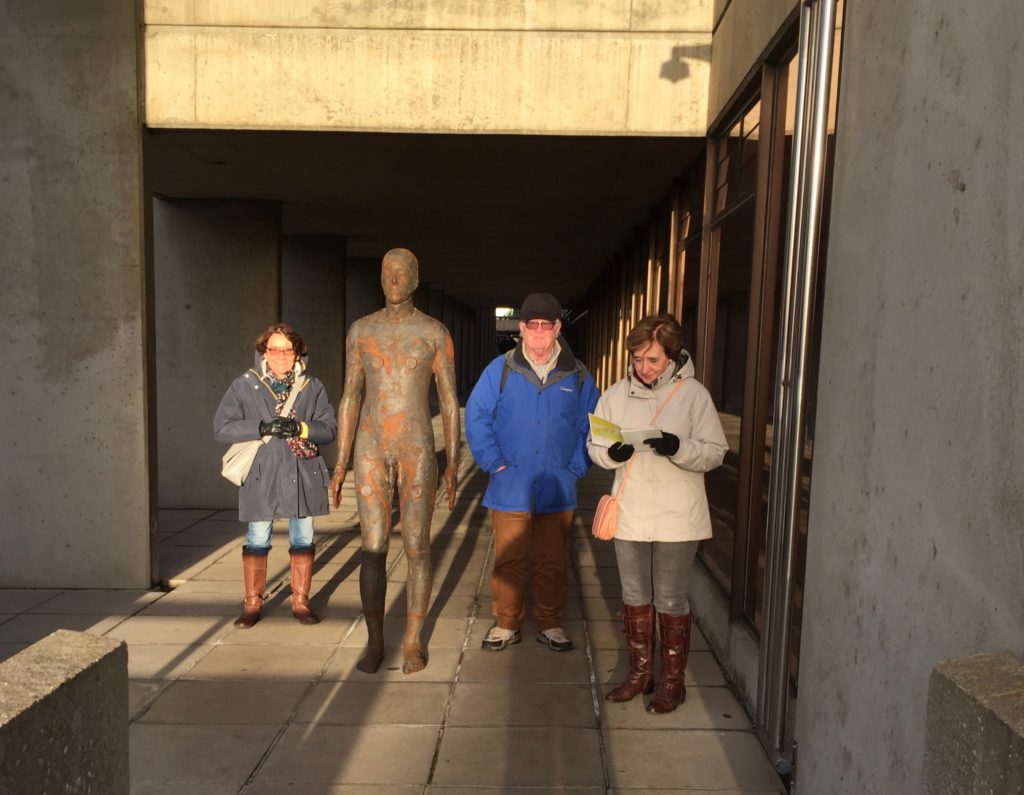 A sinister figure joins Julia, Dave and Dot at the UEA.