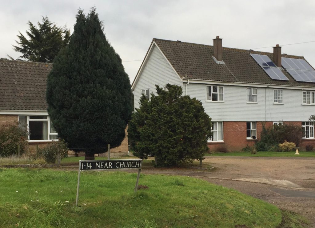 Winner of first prize in the competition for inspired street names. It's in Forncett, since you ask.