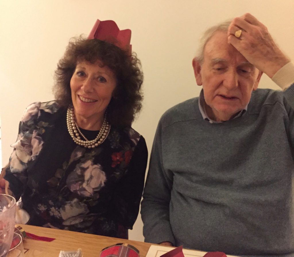 Anne and Philip Robinson as the old year ebbs away.