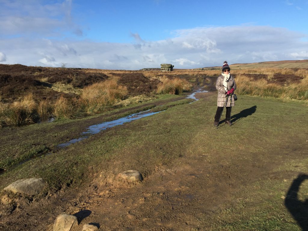 Dot above Baslow, near the Eagle Stone