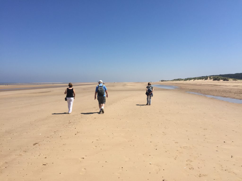 Walking from Holkham to Wells