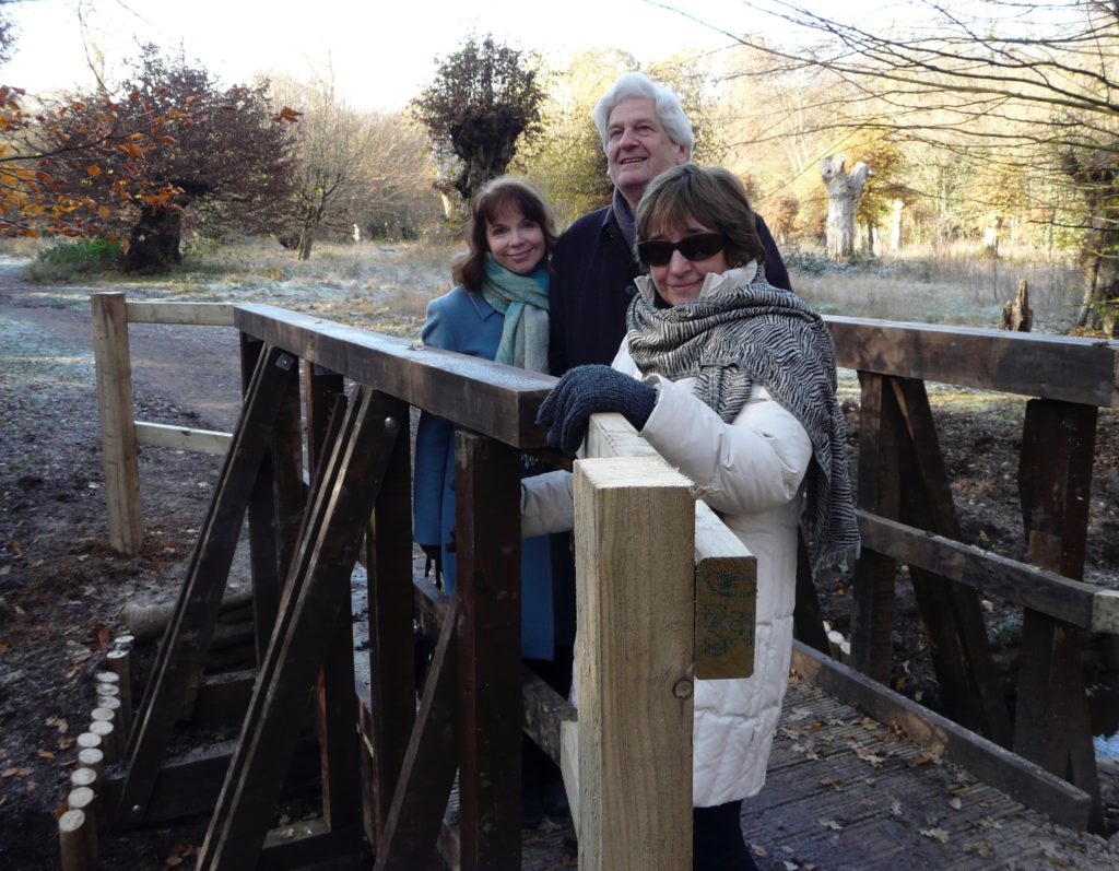 Kristine, David and Dot in Epping Forest nearly eight years ago.